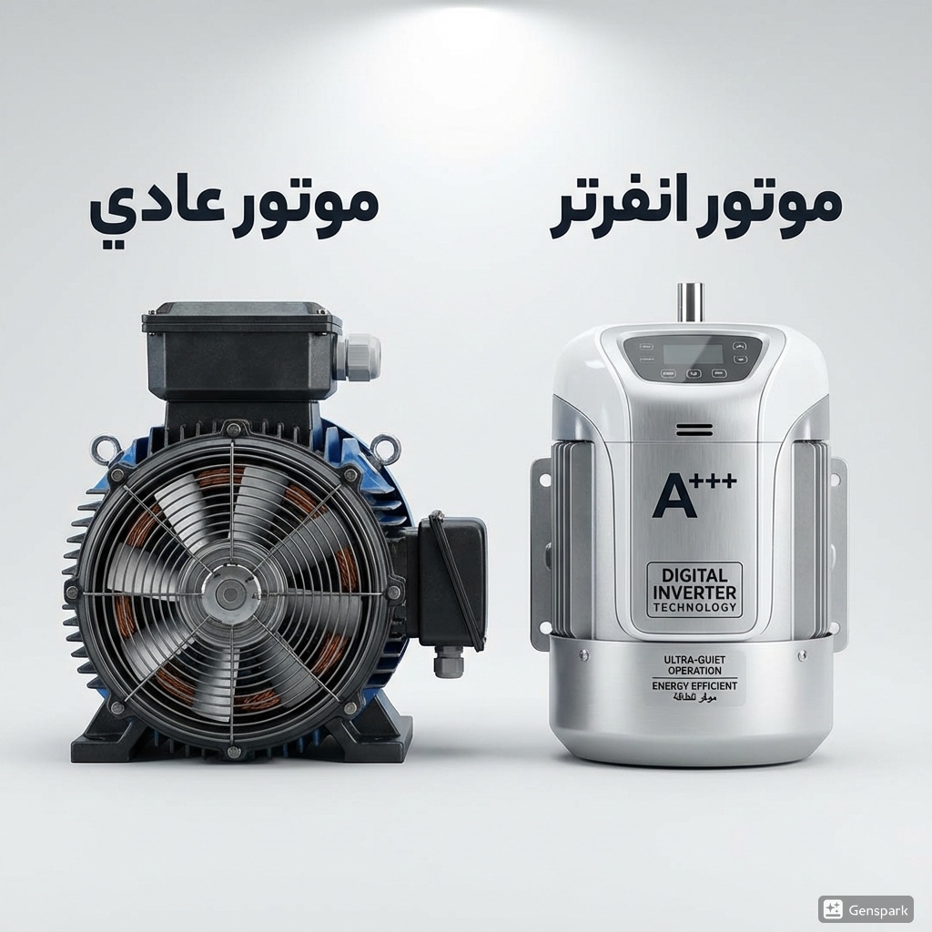 الفرق بين الموتور الانفرتر والعادي وايهم افضل