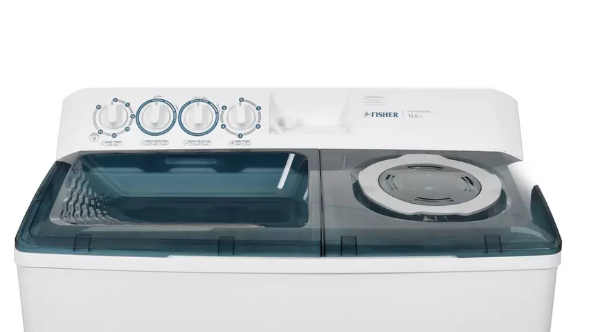 عيوب ومميزات غسالات فيشر حوضين