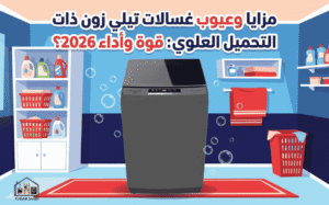 عيوب ومميزات غسالات تيليزون تحميل علوي.. القوة والأداء