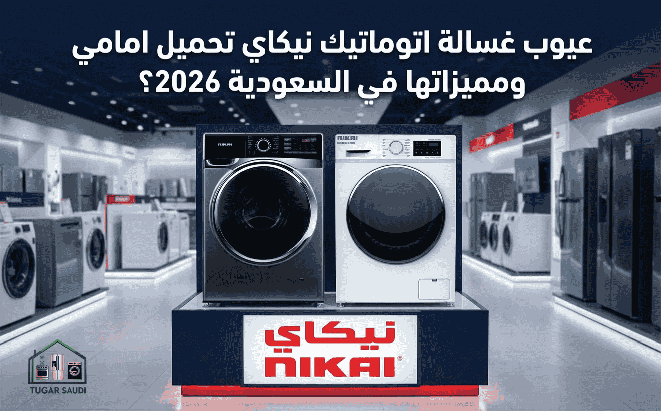 عيوب غسالة اتوماتيك نيكاي تحميل امامي ومميزاتها في السعودية