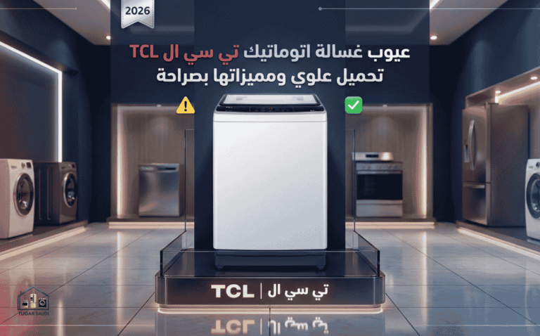 عيوب غسالة اتوماتيك تي سي ال TCL تحميل علوي ومميزاتها بصراحة