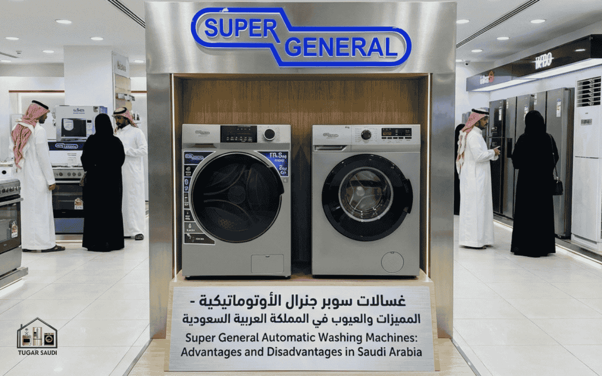 عيوب غسالات اتوماتيك سوبر جنرال تحميل امامي ومميزاتها في السعودية