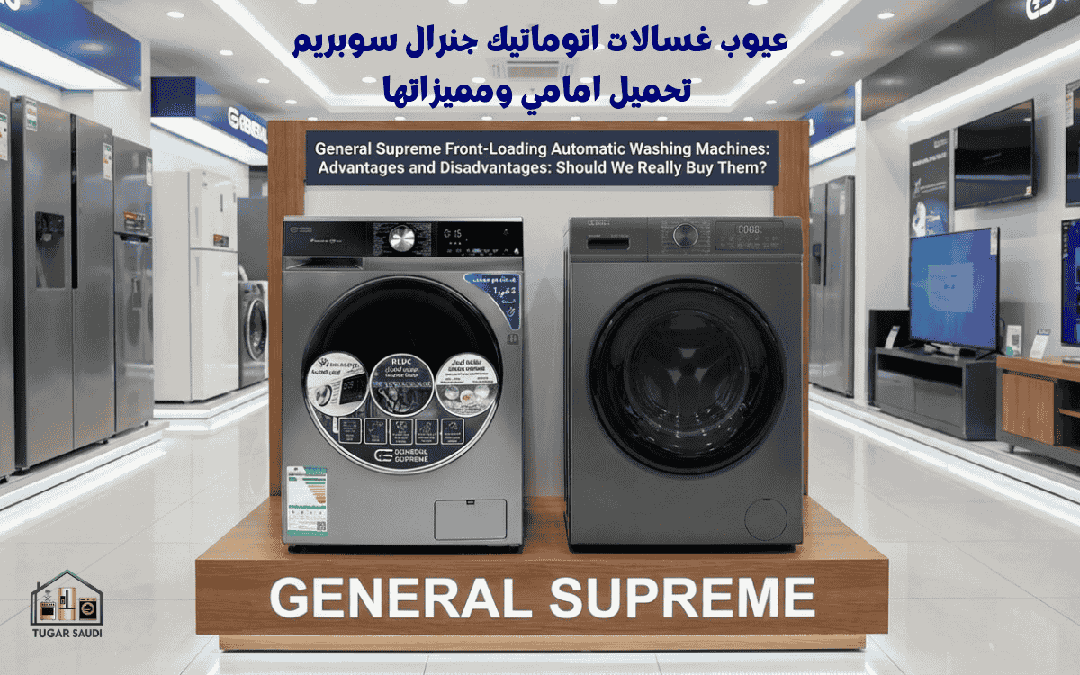 عيوب غسالات اتوماتيك جنرال سوبريم تحميل امامي