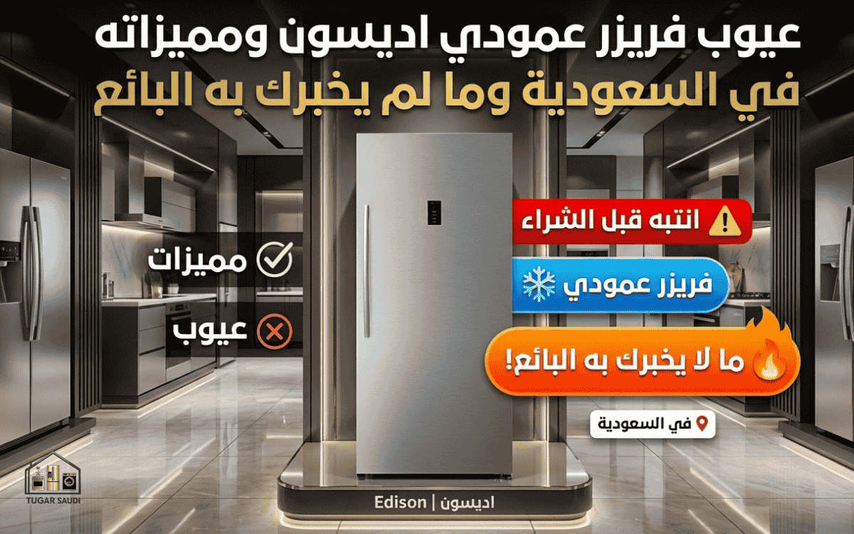 عيوب فريزر عمودي اديسون