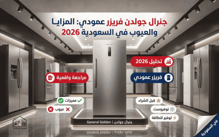 عيوب فريزر عمودي جنرال جولدن