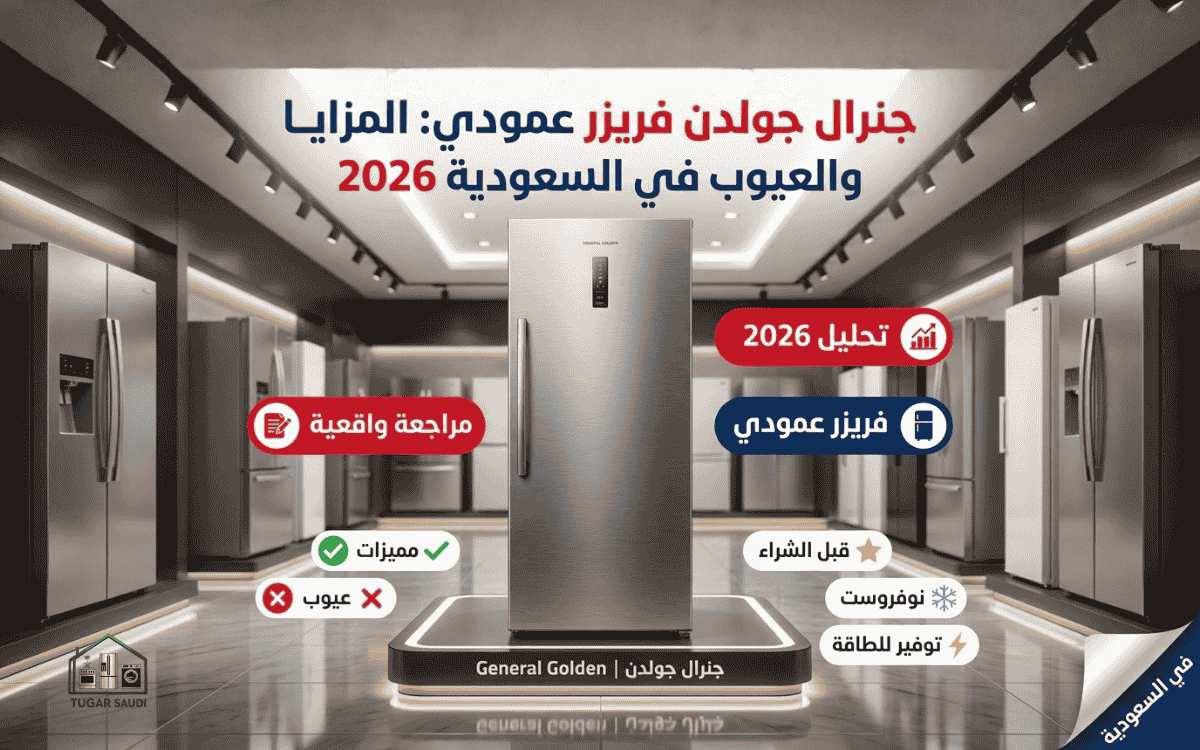 عيوب فريزر عمودي جنرال جولدن