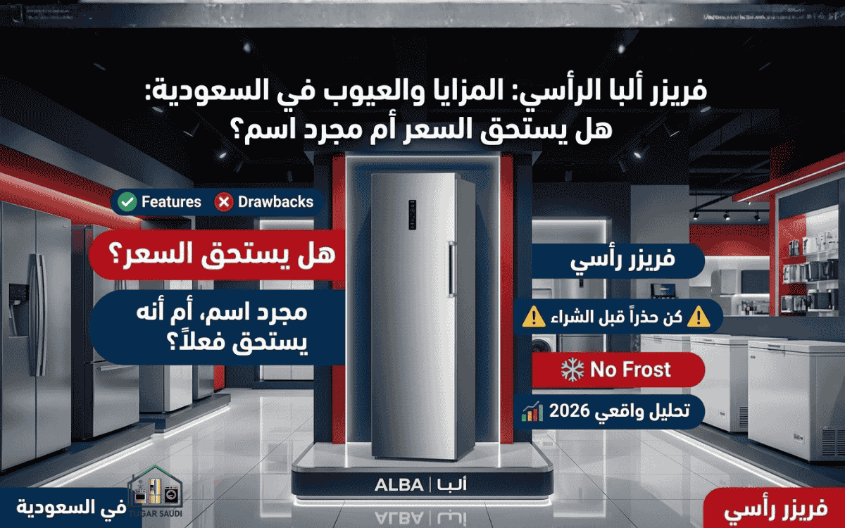 عيوب فريزر عمودي ألبا