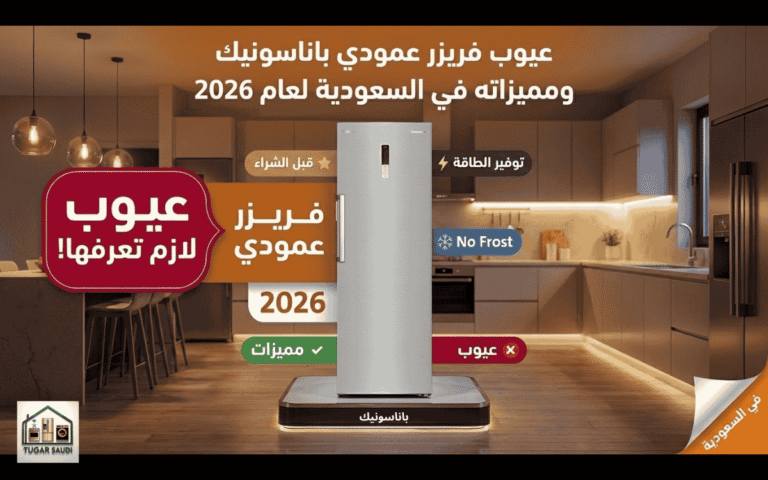 عيوب فريزر عمودي باناسونيك