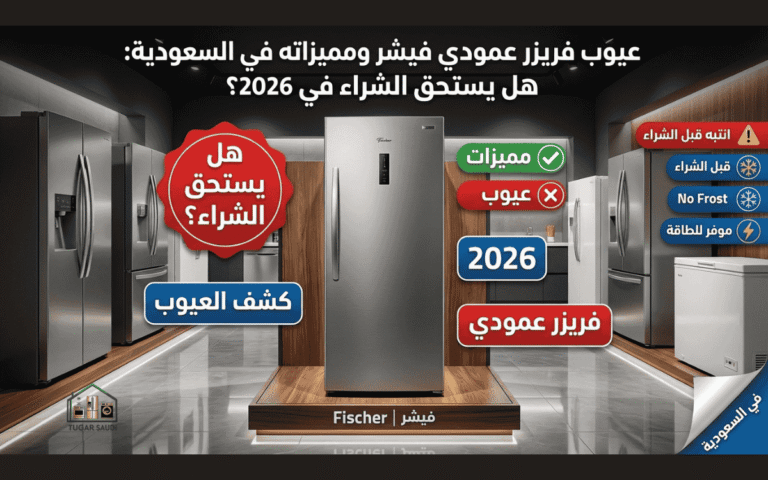 عيوب فريزر عمودي فيشر