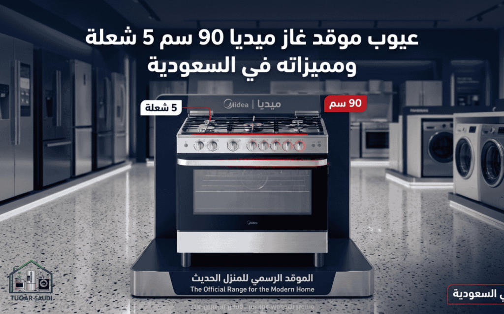 عيوب موقد غاز ميديا 90 سم 5 شعلة ومميزاته في السعودية