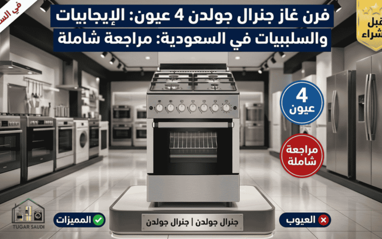 عيوب فرن غاز جنرال جولدن 4 عيون