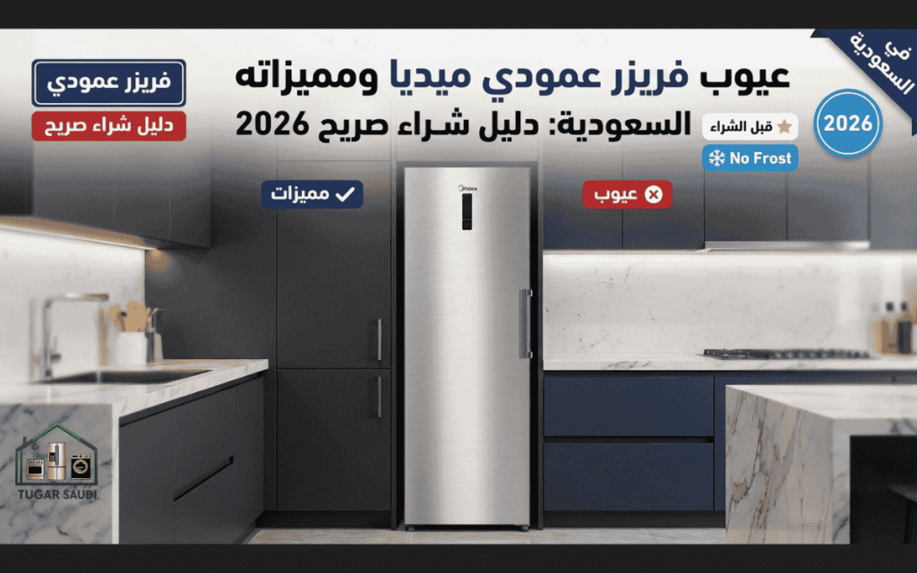 عيوب فريزر عمودي ميديا