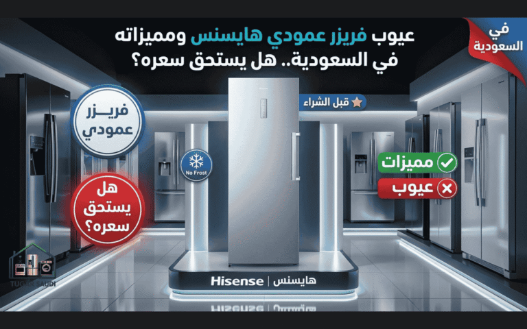 عيوب فريزر عمودي هايسنس