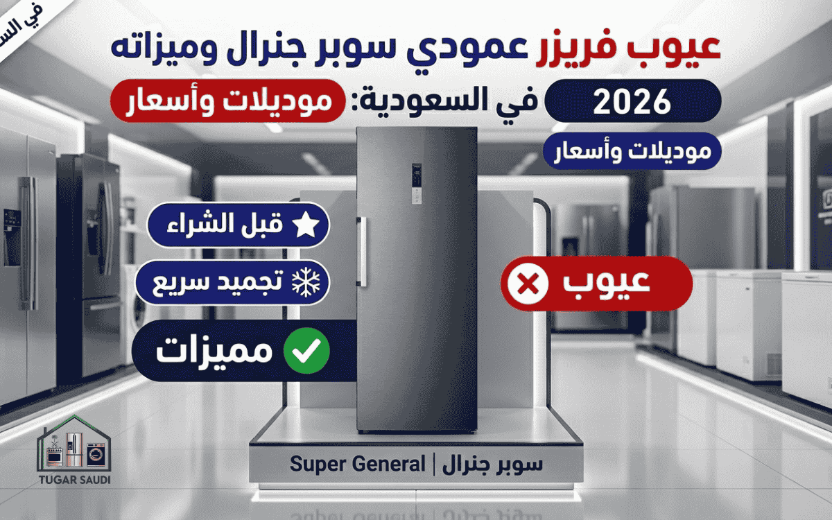 عيوب فريزر عمودي سوبر جنرال