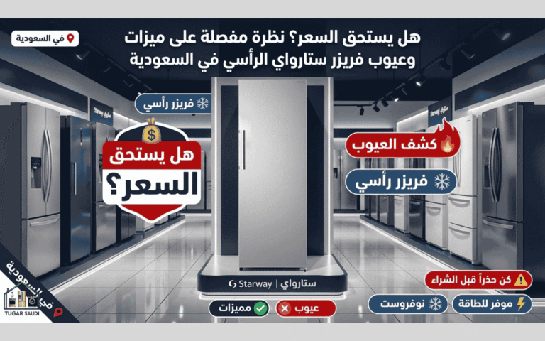 عيوب فريزر عمودي ستار واي