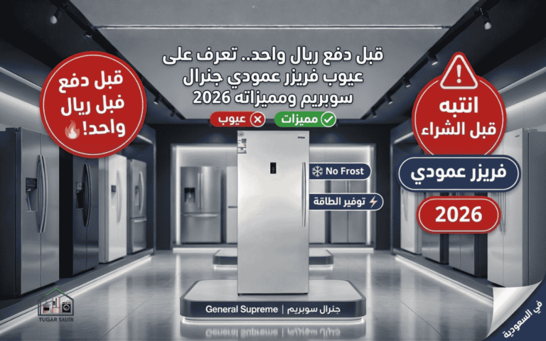 عيوب فريزر عمودي جنرال سوبريم