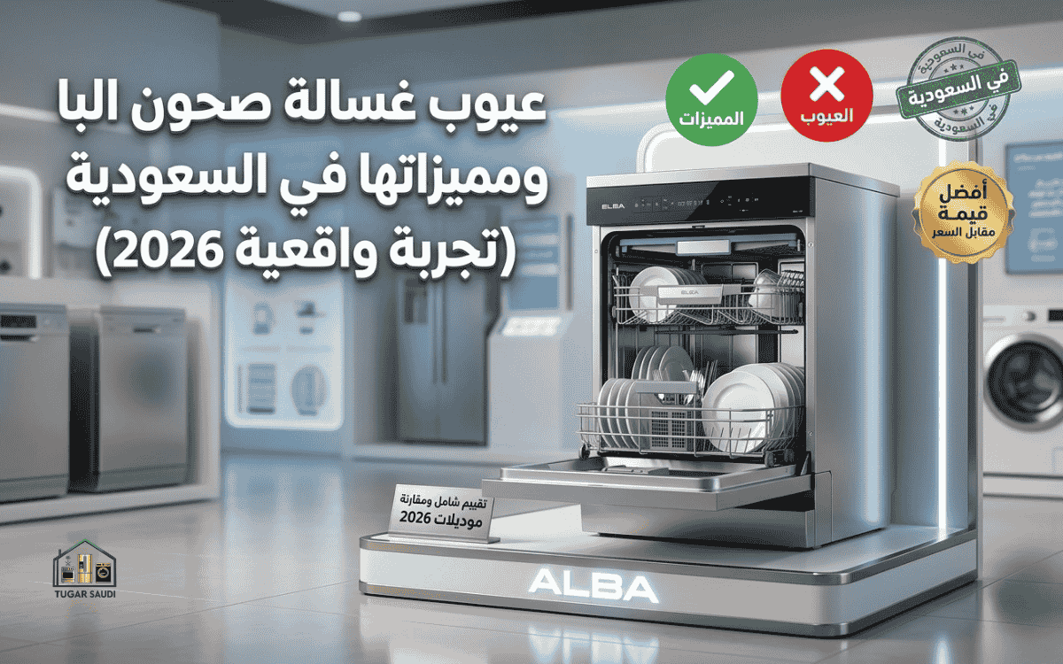 عيوب غسالة صحون البا ومميزاتها في السعودية (تجربة واقعية 2026)