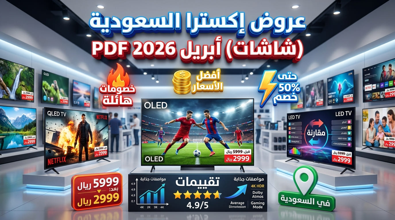 عروض اكسترا شاشات ابريل