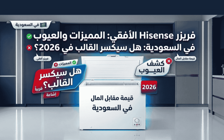 عيوب فريزر أفقي هايسنس