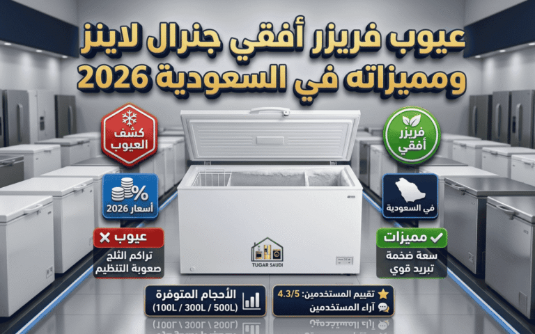 عيوب فريزر أفقي جنرال لاينز