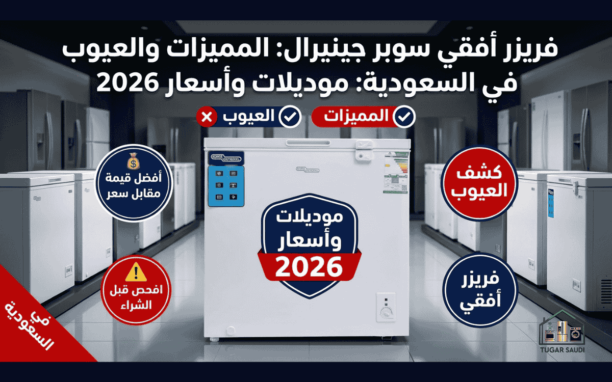 عيوب فريزر أفقي سوبر جنرال