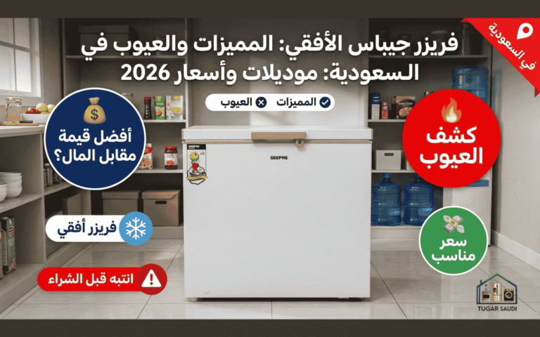 عيوب فريزر أفقي جيباس