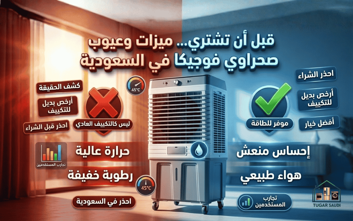 عيوب مكيف صحراوي فوجيكا